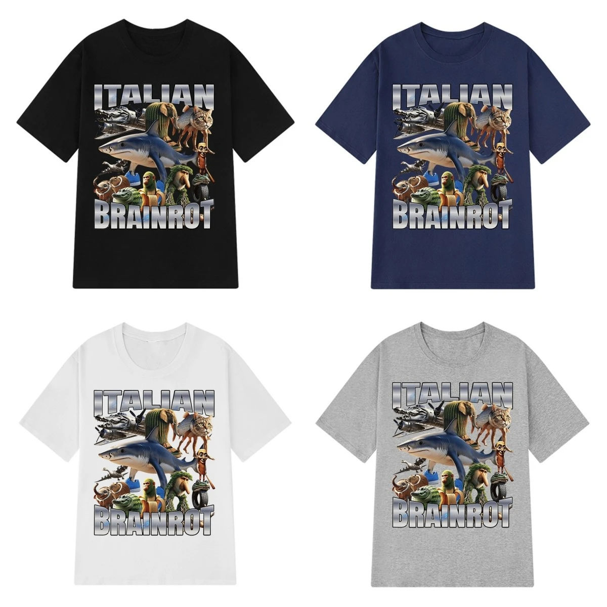 

Летняя футболка с крокодиловым принтом, высококачественный хлопок, забавный мем, свободный комфортный топ с короткими рукавами для мужчин и женщин, модный