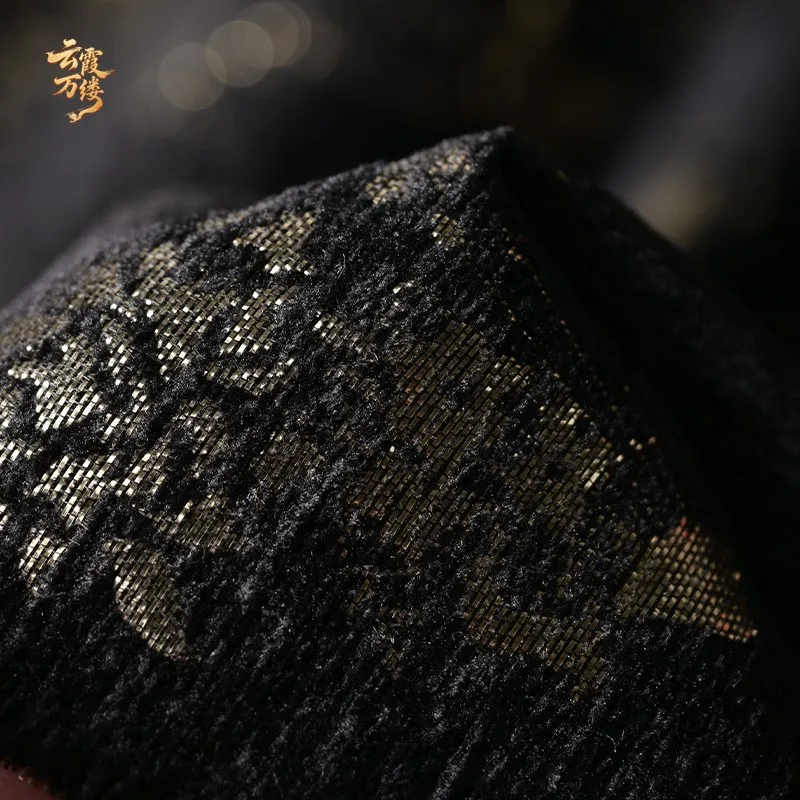 This is a grand fabric for traditional Chinese style thread jacquard cheongsam and Hanfu clothing