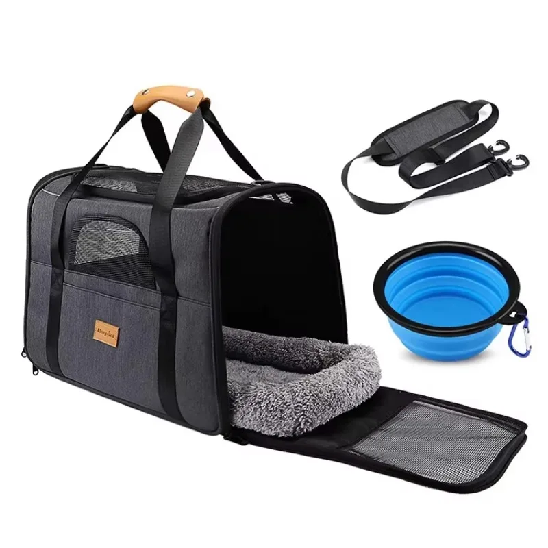 

Airline Approved Luxury Puppy Travel Carry Bag Cat Dog Carrier for Pet
