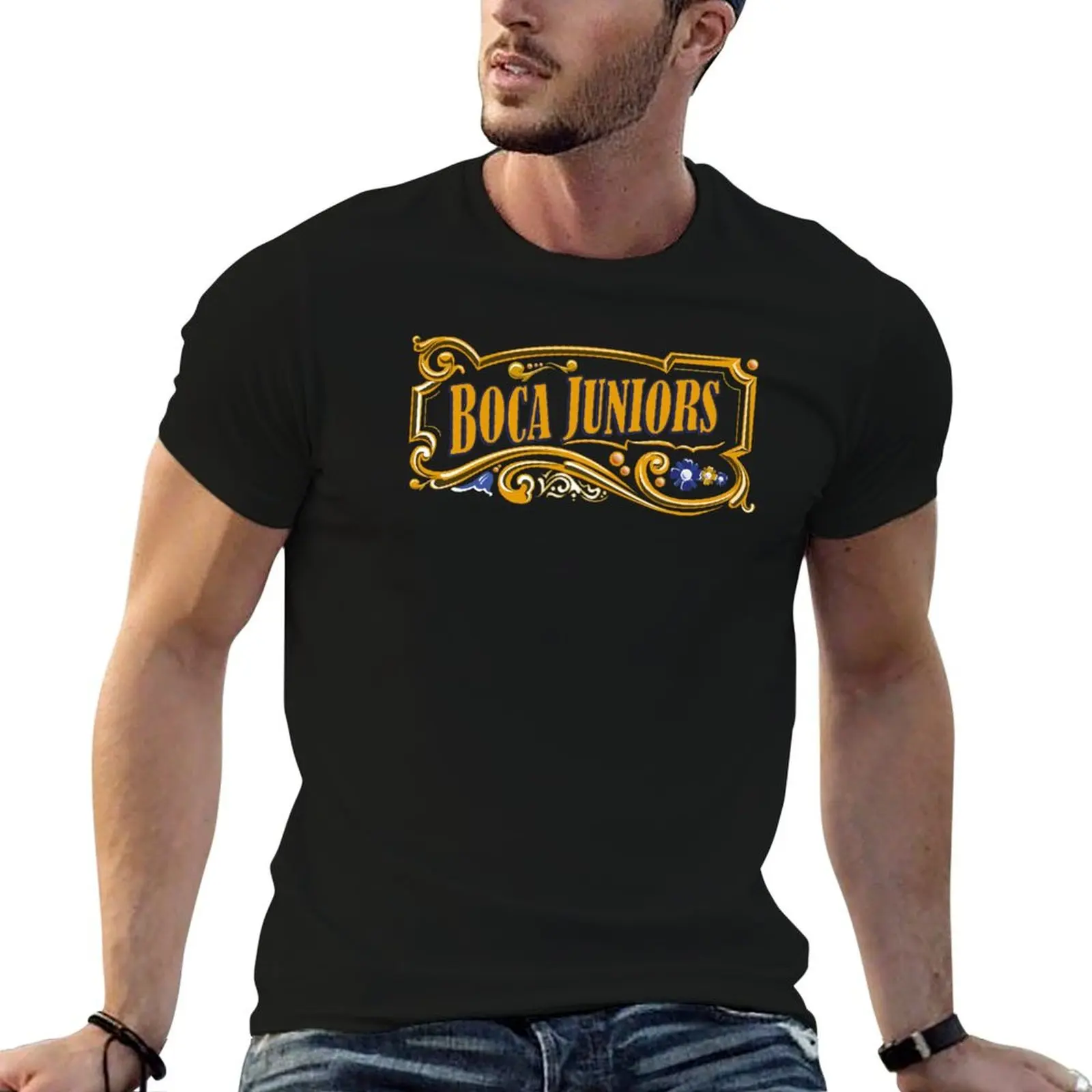 

Boca juniors vintage retro filleted T-Shirt oversized t shirt designer shirts man clothes oversized t shirt men