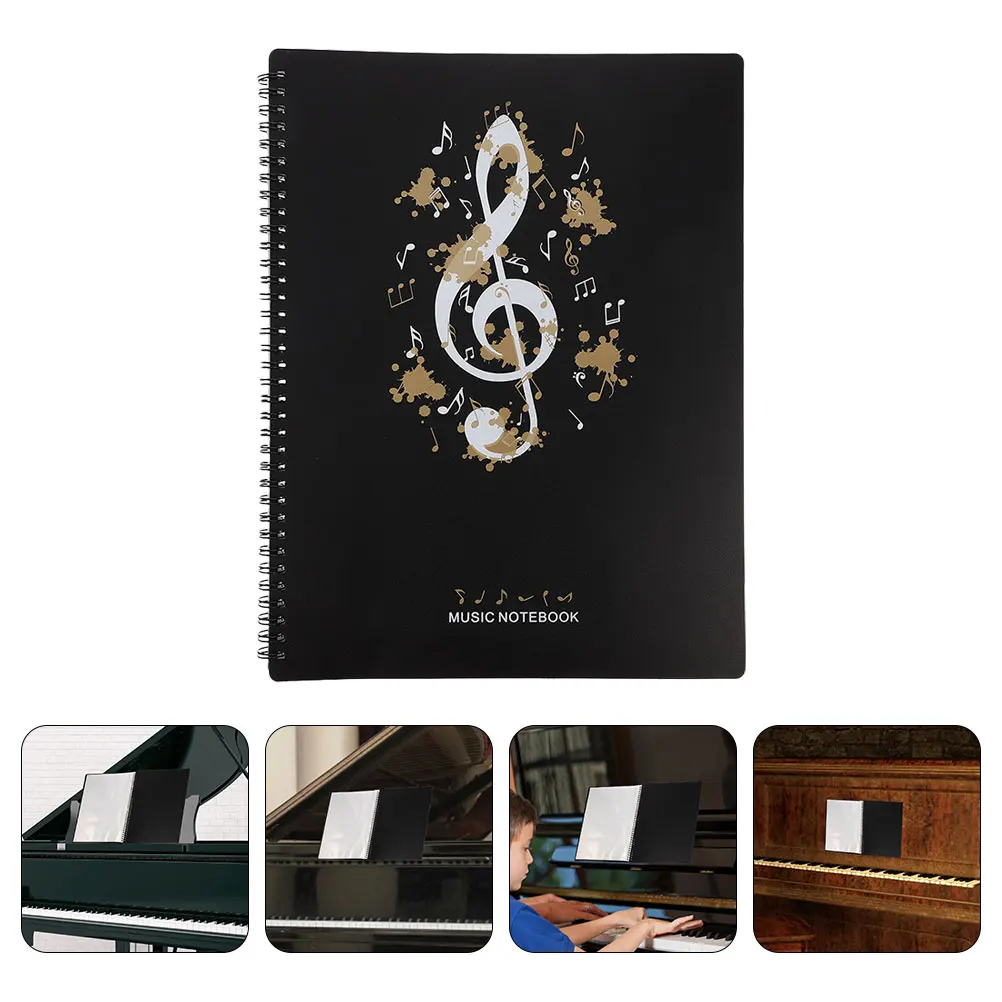 

2 Pcs Binder Organizer Choir Book Spiral for Piano Pp Holder Student