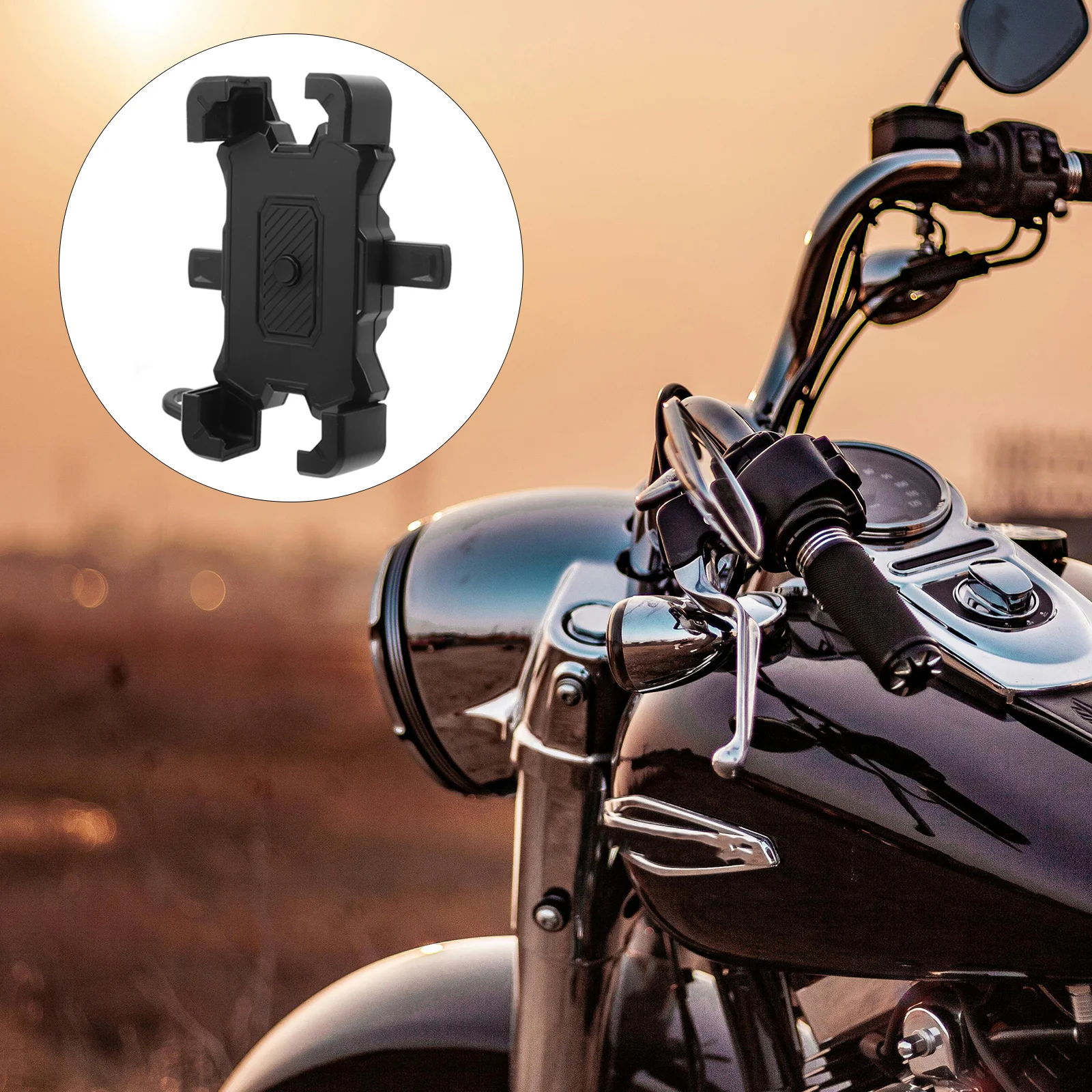 

Phone Stand Universal Holder Bike Motorcycle Mount Adjustable Bracket Shockproof Protection Easy Install Premium Material