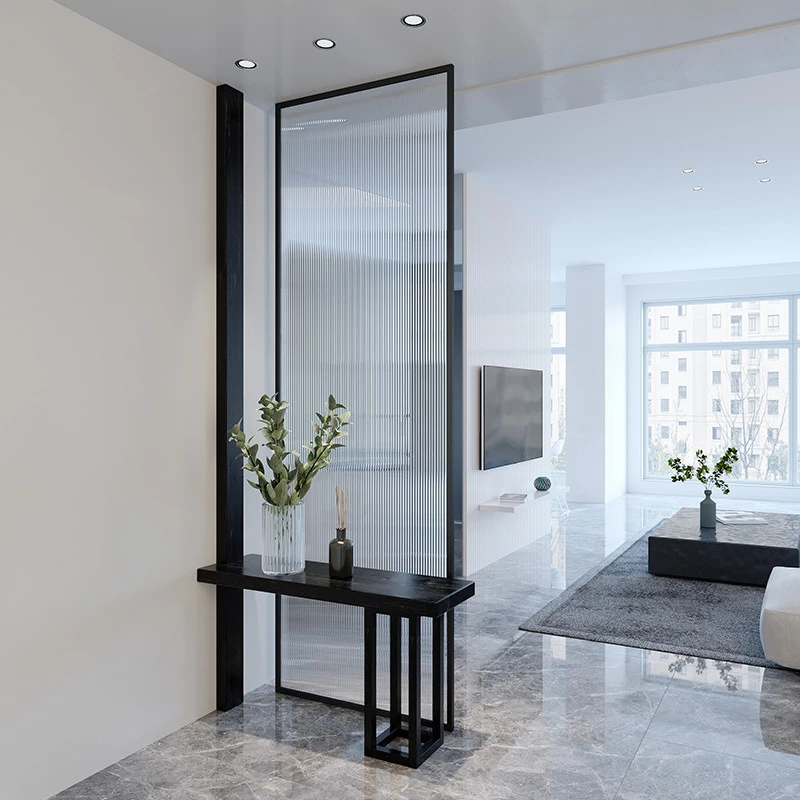 Colored Laminated Glass With Patterned Decoration, With Steel Wire Interlayer, For Curtain Walls - Environmentally Friendly And