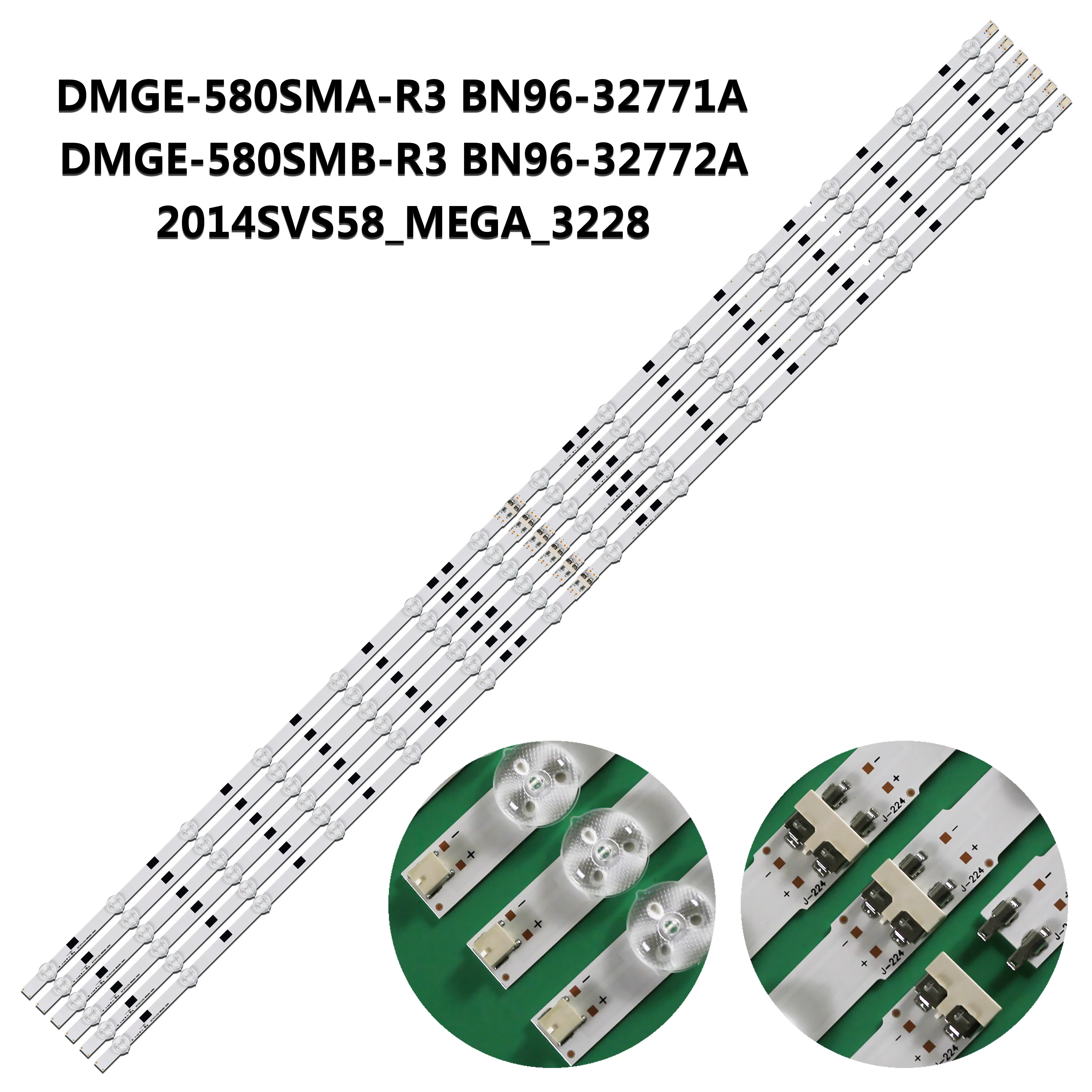 led-backlight-14lamp-for-58-tv-2014svs58-bn96-32771a-bn96-32772a-lm41-00091g-lm41-00091f-ue58j5200-ua58h5288-un58j5190bfxza