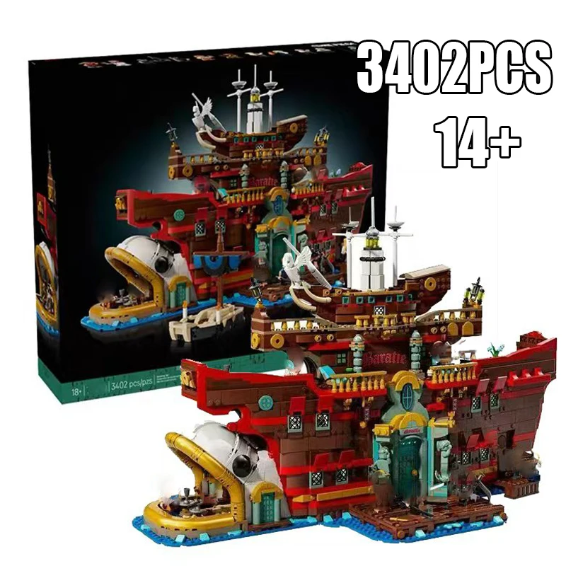 

2026 75640 Street View Floating Restaurant Architecture Building Blocks Model Bricks Toy For Children Adult Gift Adult gifts