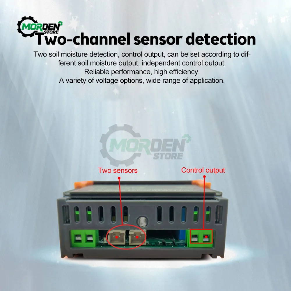 STC-3031 Soil Humidity Monitor Meter Hygrometer Soil Humidity Controller Digital Display Soil Humidity Controller