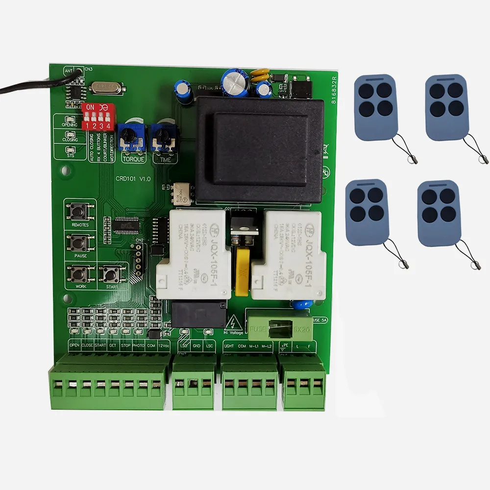 Wide Use Sliding Gate Opener Motor Control Unit PCB Controller Circuit Board Electronic Card Plate AC Card Universal Version