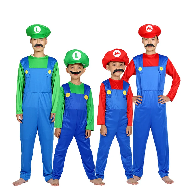 

Halloween Cartoon Cosplay Clothes for Children And Adults Parent-Child Anime Performance Outfits Polyester Material