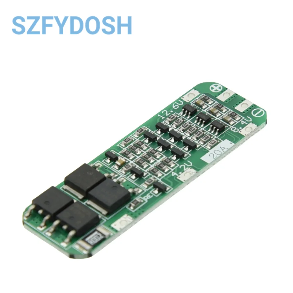 3S 20A Li-ion Lithium Battery 18650 Charger Protection Board PCB BMS 11.1V 12V 12.6V Cell Charging Protecting Module