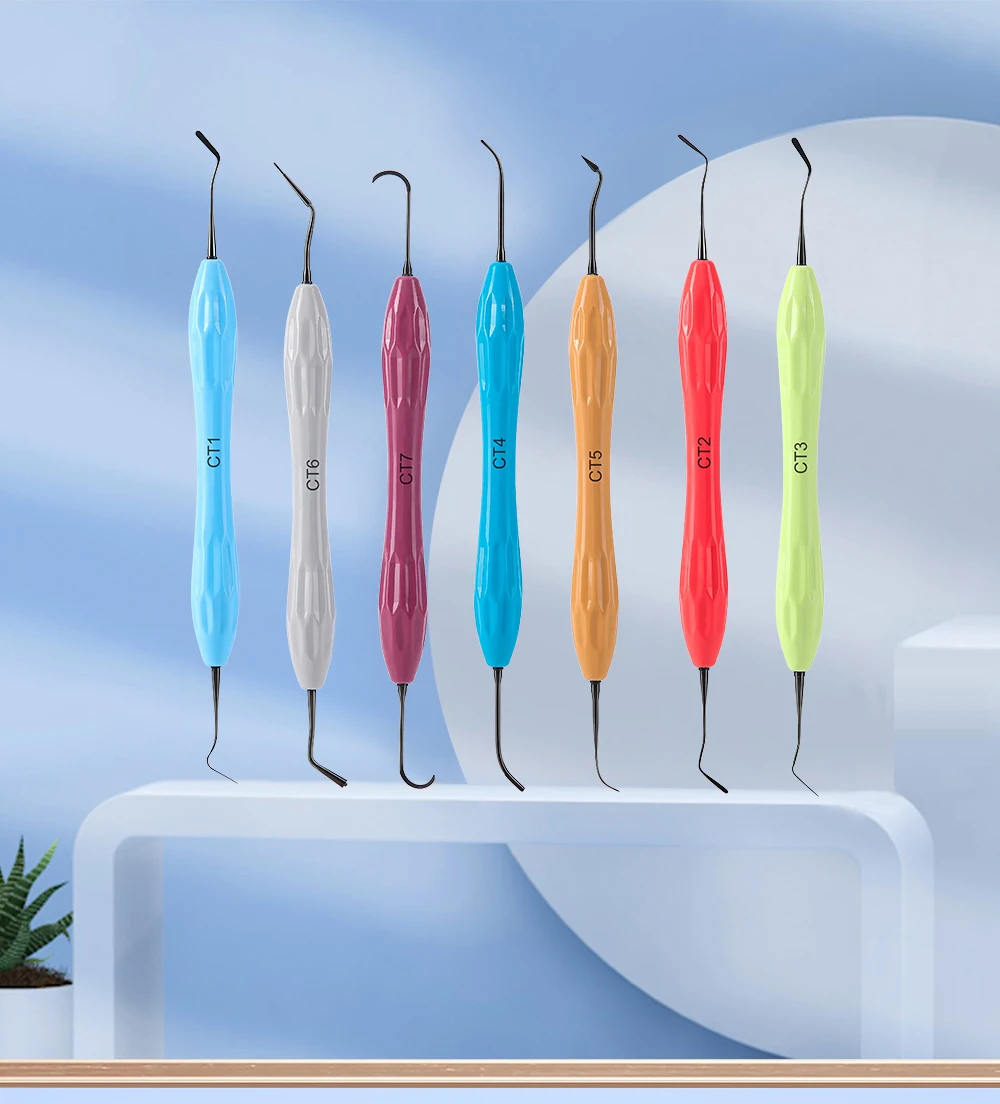 AZDENT Dental Resin Filler gefüllt restauratives Instrument ästhetische Restaurierung Messer Sterilisation Zahnmedizin Werkzeuge autoklavierbar – Detail 1