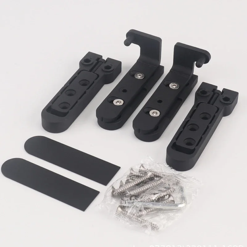 Stainless Steel Invisible Hidden Hinge Pivot Top Bottom Axis 3D Adjustable Heavy Duty Door Concealed Hinge