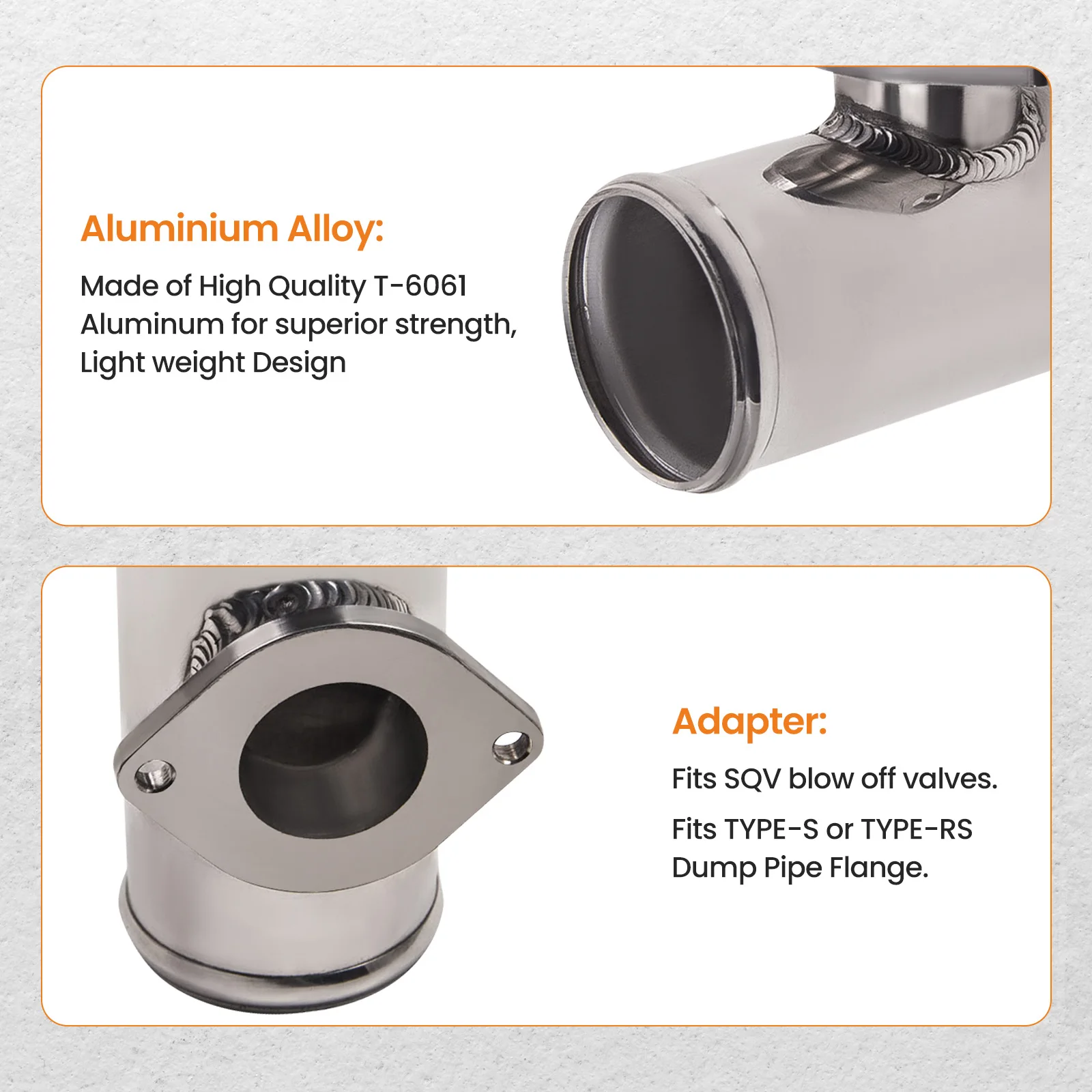 2.5 inch Universal Aluminum BOV Flange 2.5