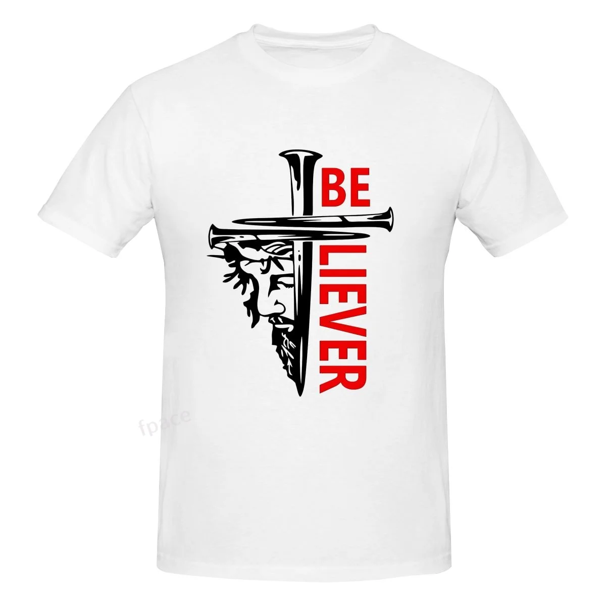 

BELIEVER Men's Basic Short Sleeve T-Shirt