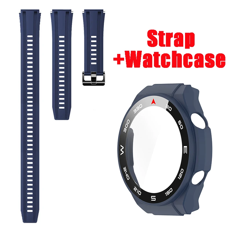 Silicone Strap for HUAWEI WATCH Ultimate Bracelet Replacement Wristband Watchcase For Huawei Ultimate Watchband Official Same