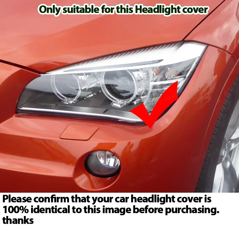 Headlight Housing Protection Glass Cover Headlamps Transparent Shell Lens For BMW X1 E84 2010 2011 2012 2013 2014 2015 Lampcover