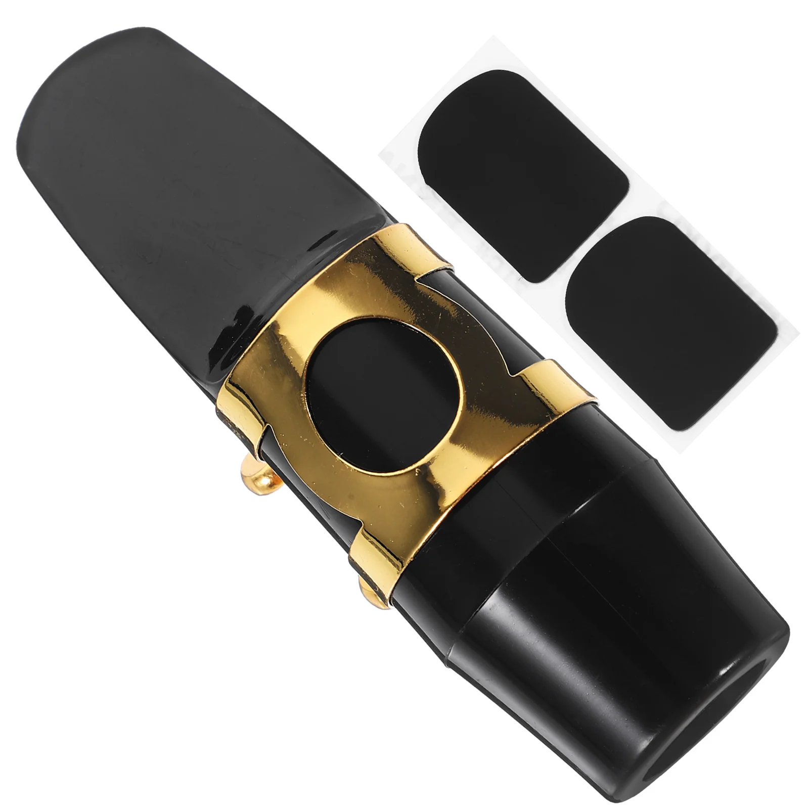 قطعة فم ألتو ساكس مع غطاء ريد ربط متين للاستخدام طويل الأمد محمول يحمل لون لطيف سطوع رباط معدني