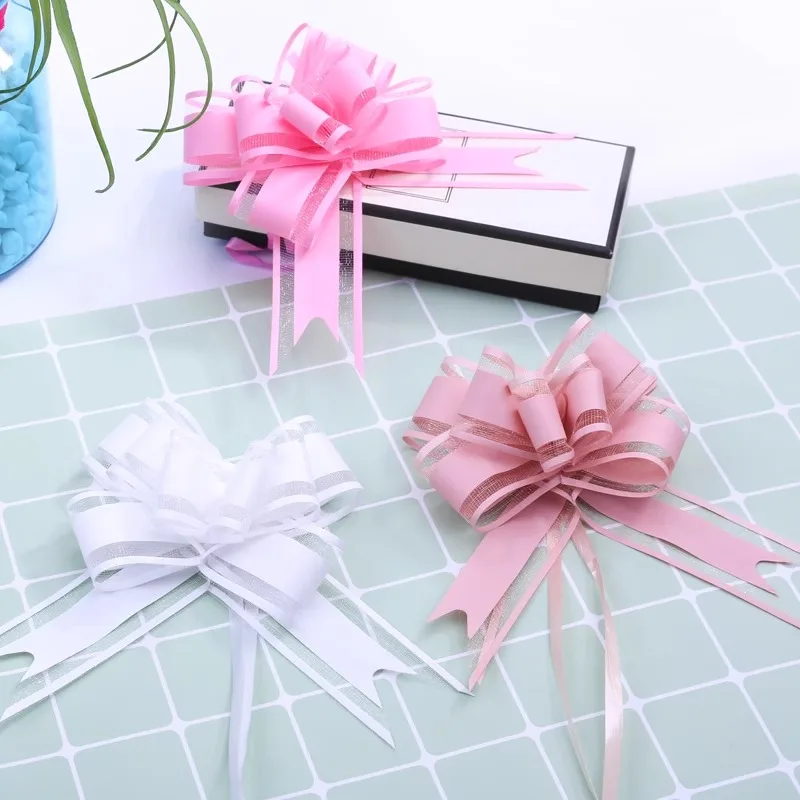 10/50/100Pcs Gifts Ribbons Bows Polychrome