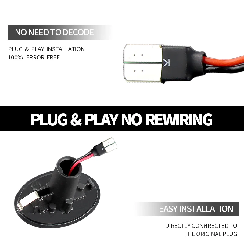 2PC Side Repeater Lamp Dynamic LED Side Marker Light Indicator For BMW MINI Cooper R55 R56 R57 R58 R59 2007-2013 Car Accessories