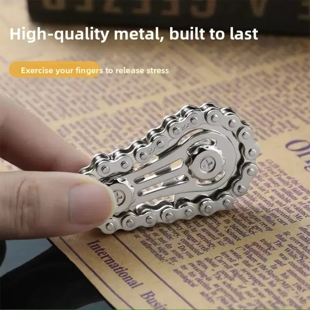 1 pz Fidget Spinner Pignone di Metallo Agitarsi Giocattolo Alleviare Lo Stress E Ansia Agitarsi Giocattolo Focalizzato Agitarsi Spinning Giocattolo Novità Giocattoli