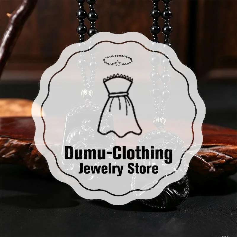 Twelve Chinese Zodiac Signs Retro Style Men Necklace Imitation Obsidian Beads Pendant Long Collar Accessories Healing Homme