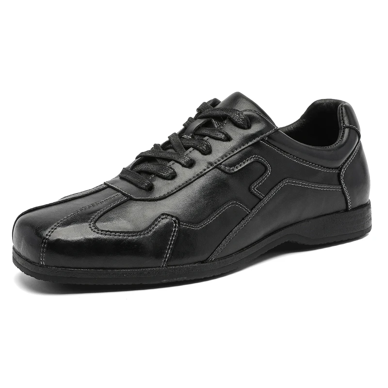 Plain Design Men Leisure Trainers Anti Slip Rubber Bottom Comfort Lining All Match Pants Daily Casual Outfit Walking Footwear