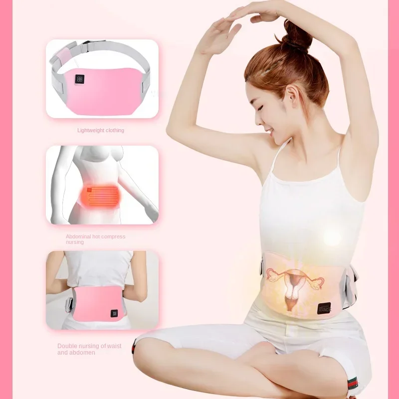 Electric Heating Moxibustion Belt, Temperature Control, Hot Compress, Wireless Portable, Pain Relief, Home Wellness Device