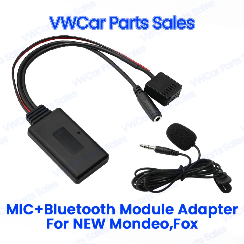 Bluetooth Adapter Car 6000 CD Audio Parts Bluetooth 5.0 Aux Cable MIC 6000CD Audio Adapter for Ford Fiesta Focus Mondeo Kuga