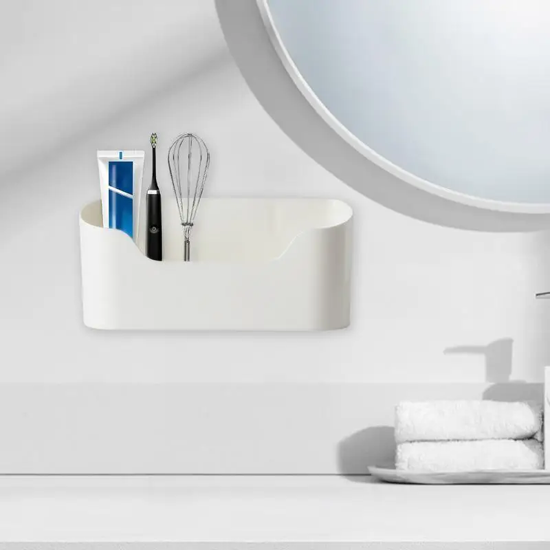 Organizer per porta dell'armadio 2 pezzi Organizer per montaggio a parete adesivo nessuna perforazione richiesta ideale per la cucina della dispensa del bagno all'interno