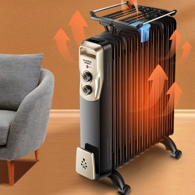 Aucma Heater Whole Room Warm Heater for Home Energy Saving Floor Standing Electric Heater Drying Clothes Electric Sheet Heating