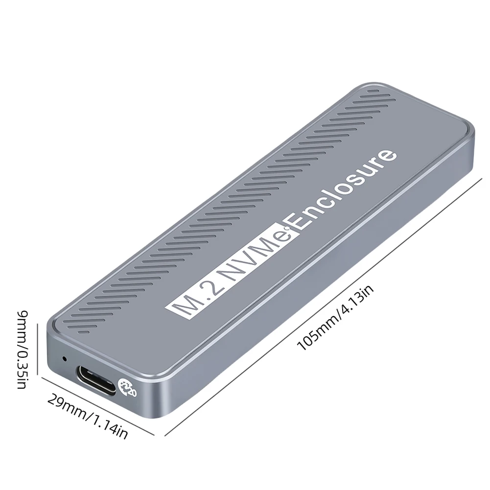 Твердотельный накопитель M.2 NVMe SSD корпус USB3.2 GEN2 * 2 20 Гбит/с M.2 SSD корпус макс. 4 ТБ для ПК ноутбука