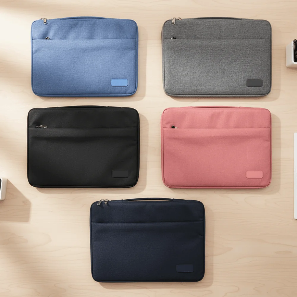 Large Capacity Laptop Portable Sleeve Shockproof Wear Resistant Notebooks Protective Bag Simple Thin Laptop Sleeve Bag