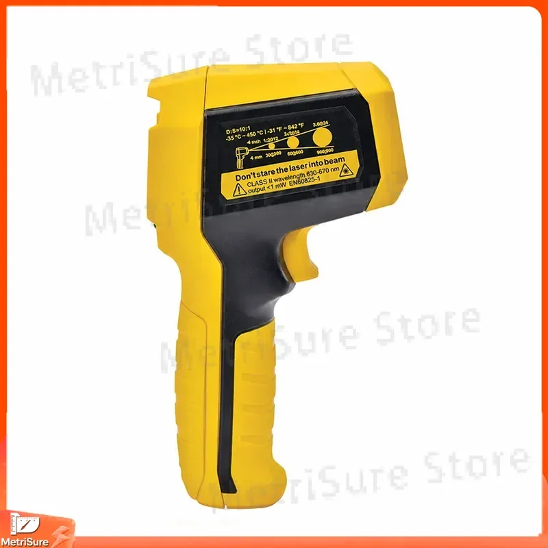 Industrial Household Infrared Thermometer with Laser Aiming Non Contact Temperature Gun Digital LCD Display Fast Reading