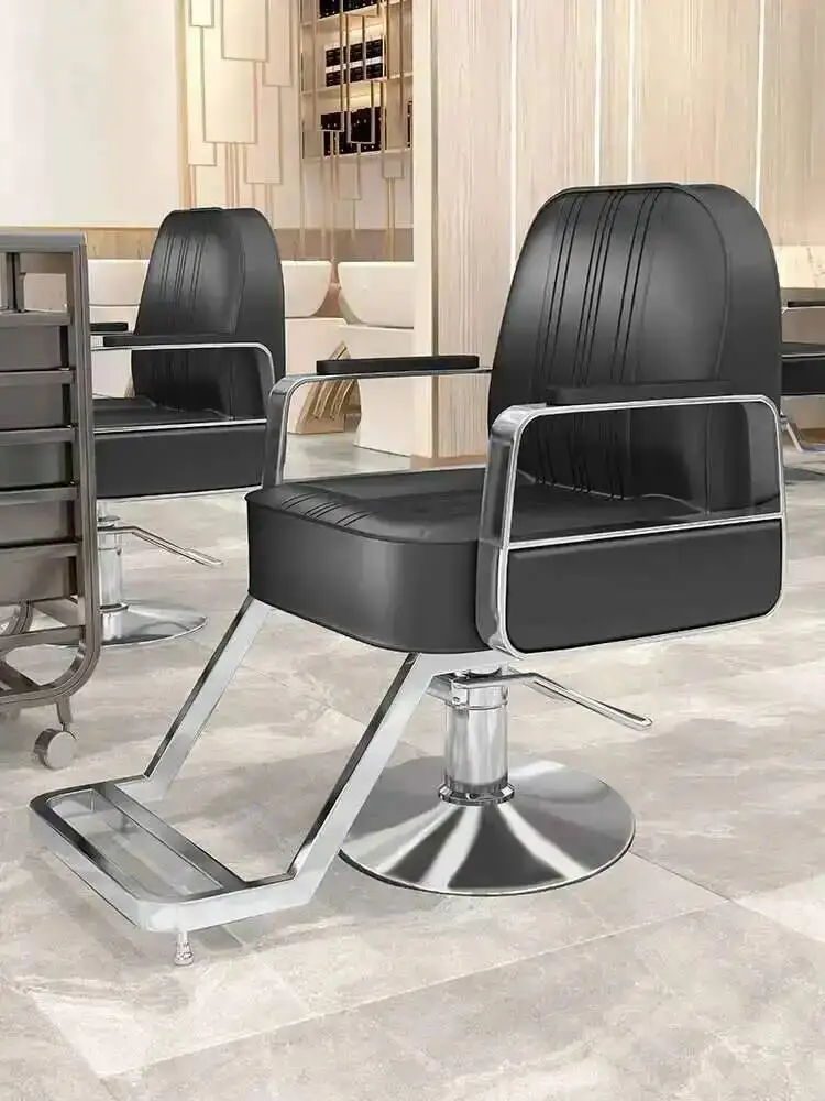إلى صالون صالون قص الشعر كرسي التجميل صالون الحلاقة الذهب الحلاق رجل تصفيف الشعر الغرض كراسي خمر عجلات الشامبو قابل للتعديل