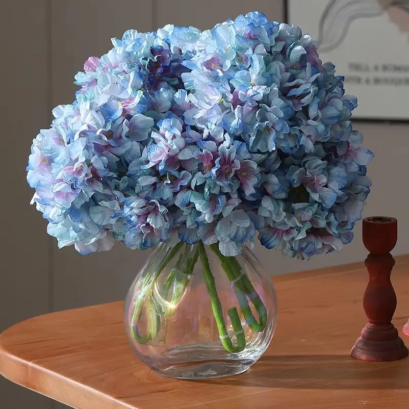 1Pcs 36cm Artificial Flowers Bouquets Hydrangea Fake Flowers for Home Room Decor Garden Wedding Decoration DIY Gifts Accessories