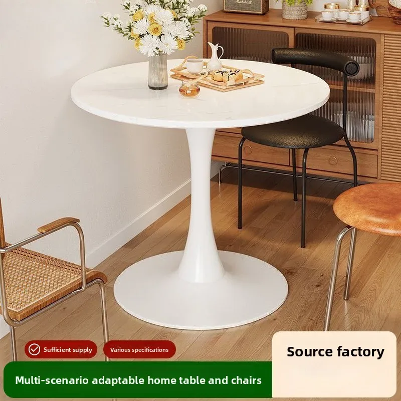 

Tulip Round Tea Table Coffee Shop Restaurant Bistro Solid Wood Round Dining Table Round Table Dinning Table Kitchen Table