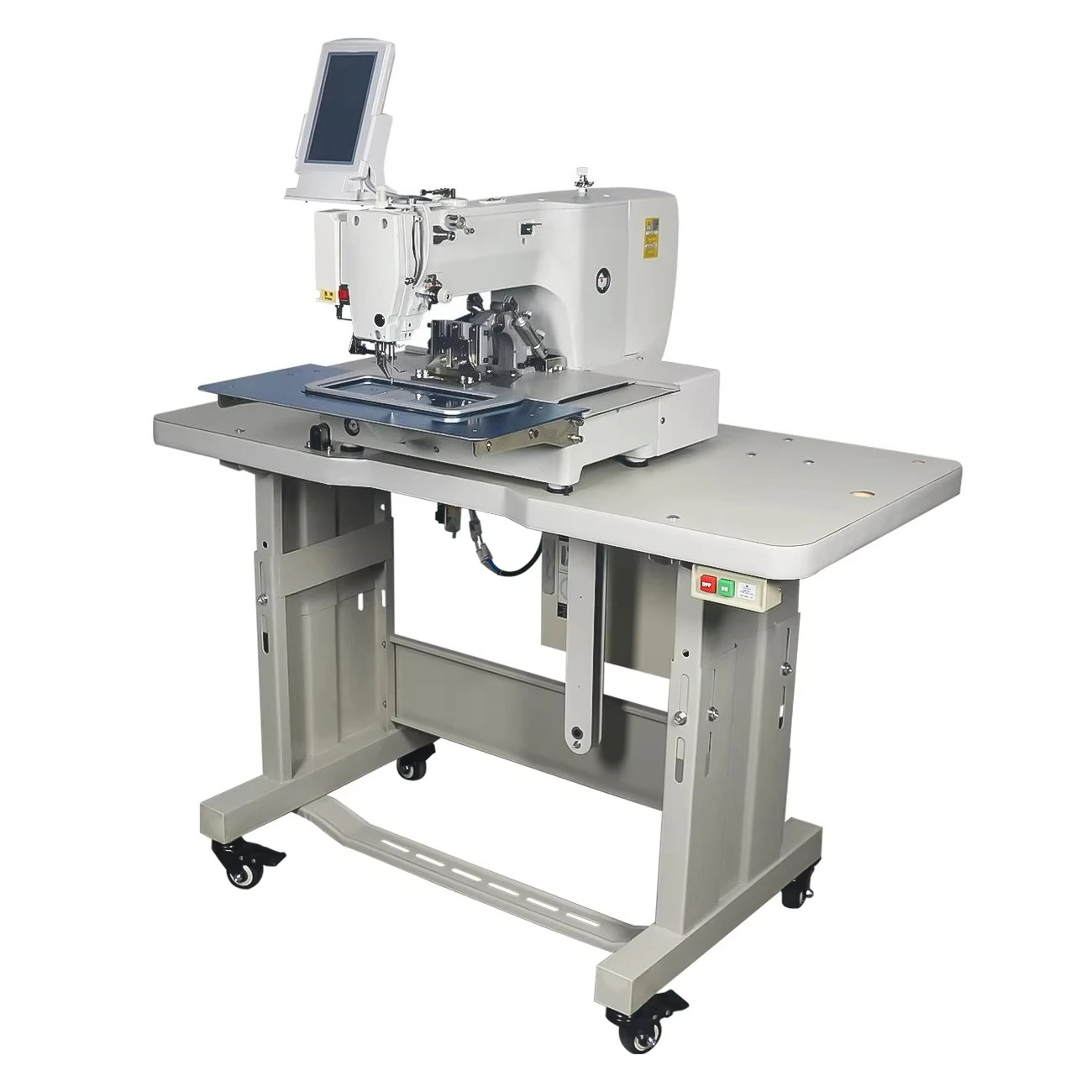 Fully Automatic Industrial Single Needle Lockstitch Sewing Machine Motor & Gear Core Drive for Upholstery & Suitcase