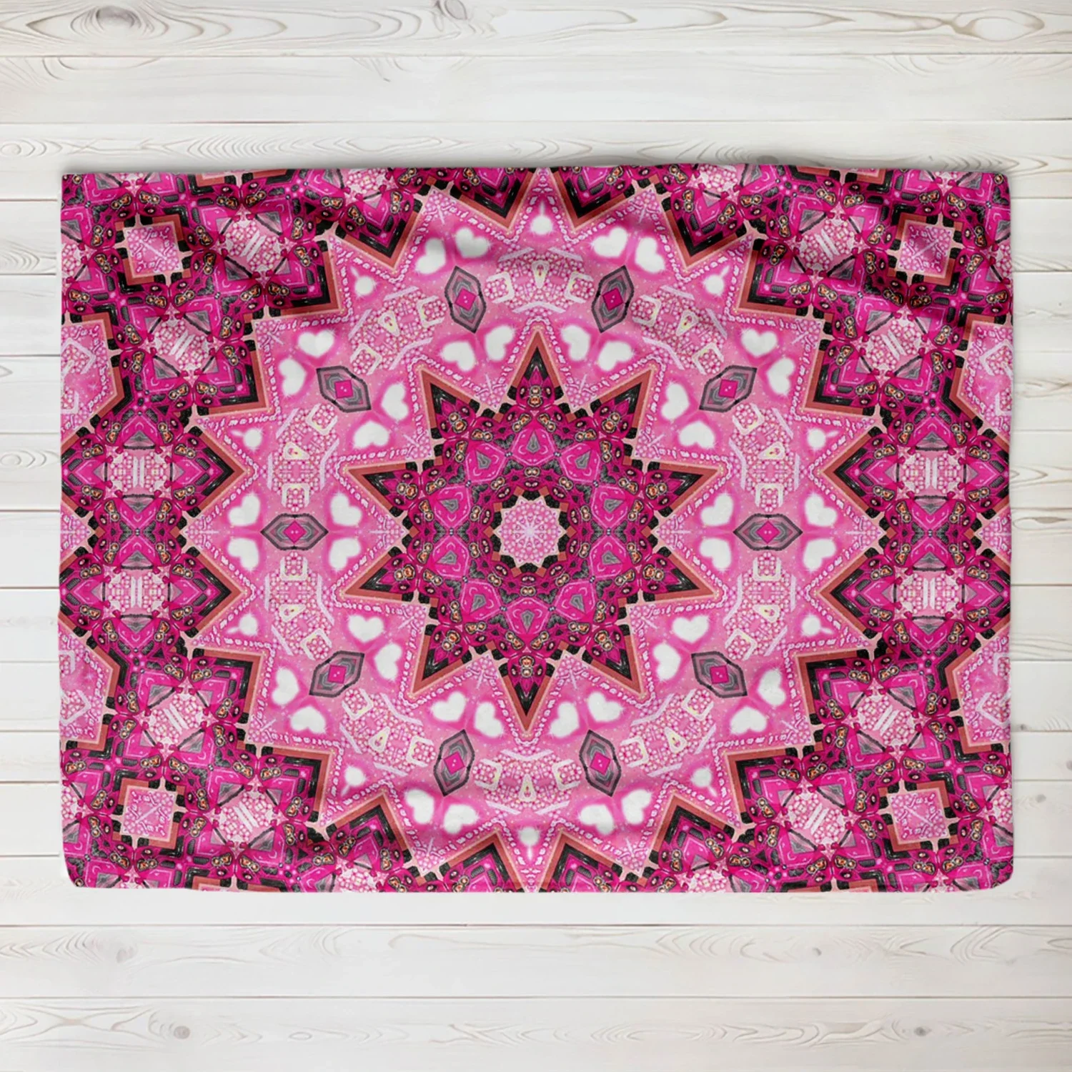 

Indian Mandala Throw Blanket xcm Soft Printed Blanket for Bed Sofa Camping Office Air Conditioning Leisure