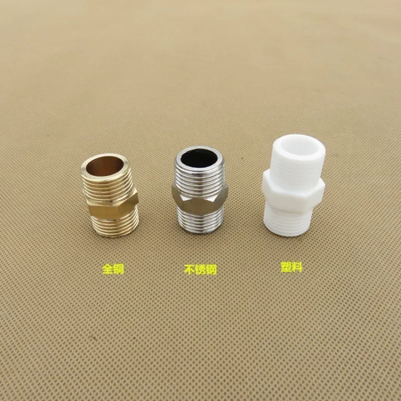 1PCS G1/2 Chrome Brass Length Extender Shower Connector Shower Hose Extend Joint for Bathroom Inlet Water Pipes Accessories