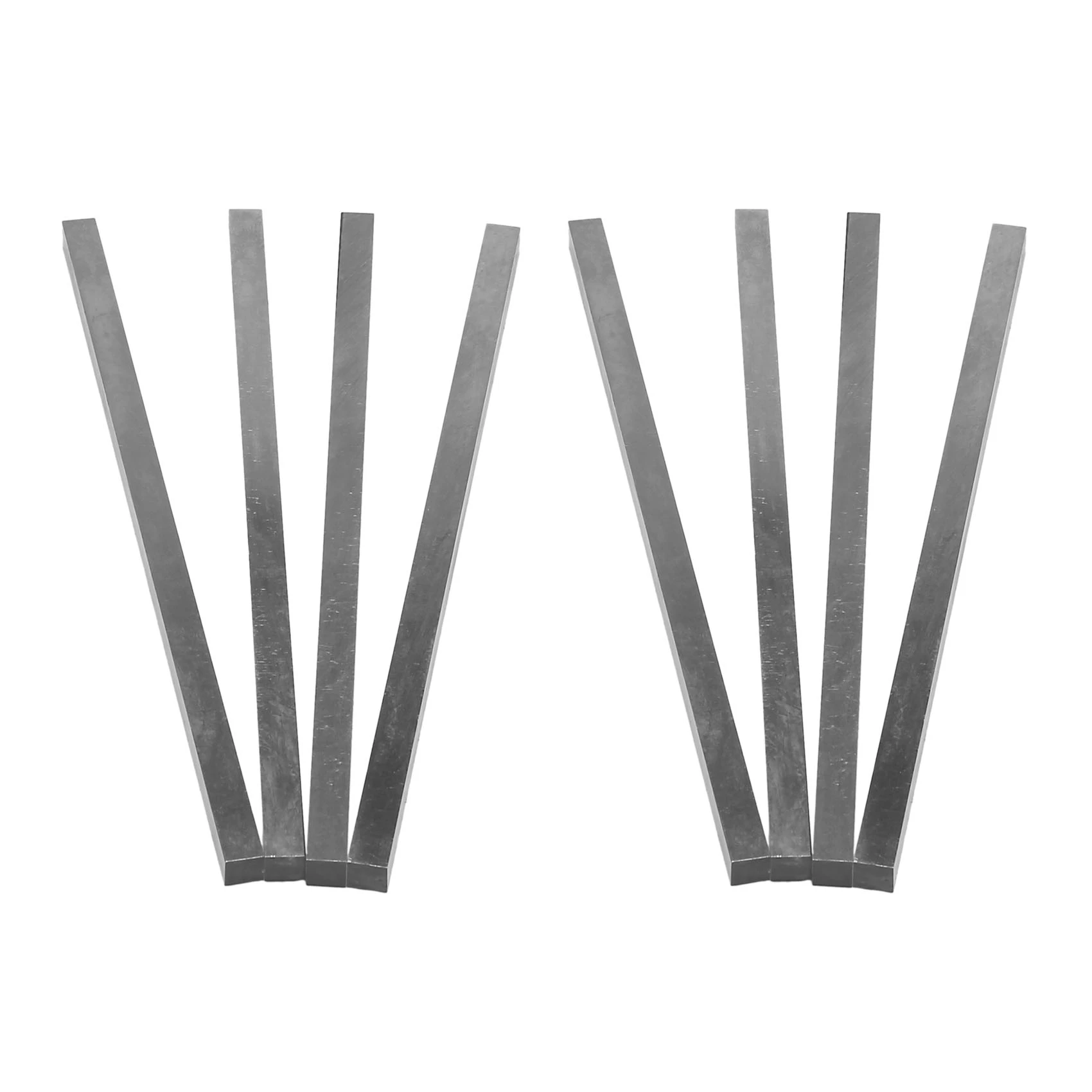 Y50A-8 Pcs CNC Lathe HSS Square Cutting Tool Bits Bar 8Mm X 8Mm X 200Mm Gray