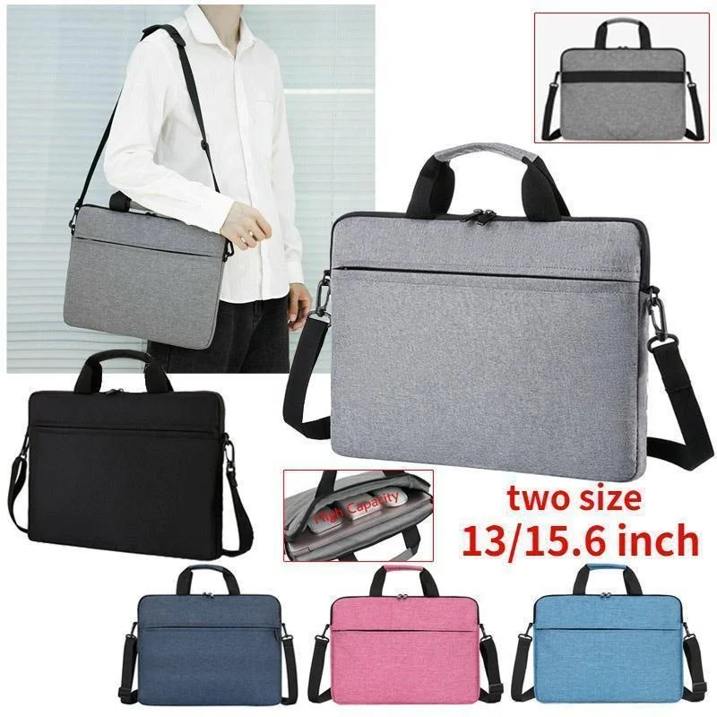 

13 inch/15.6 inch Laptop Bag PC Notebook Waterproof Shoulder Bag Crossbody Bags Carrying Soft Notebook Case Cover