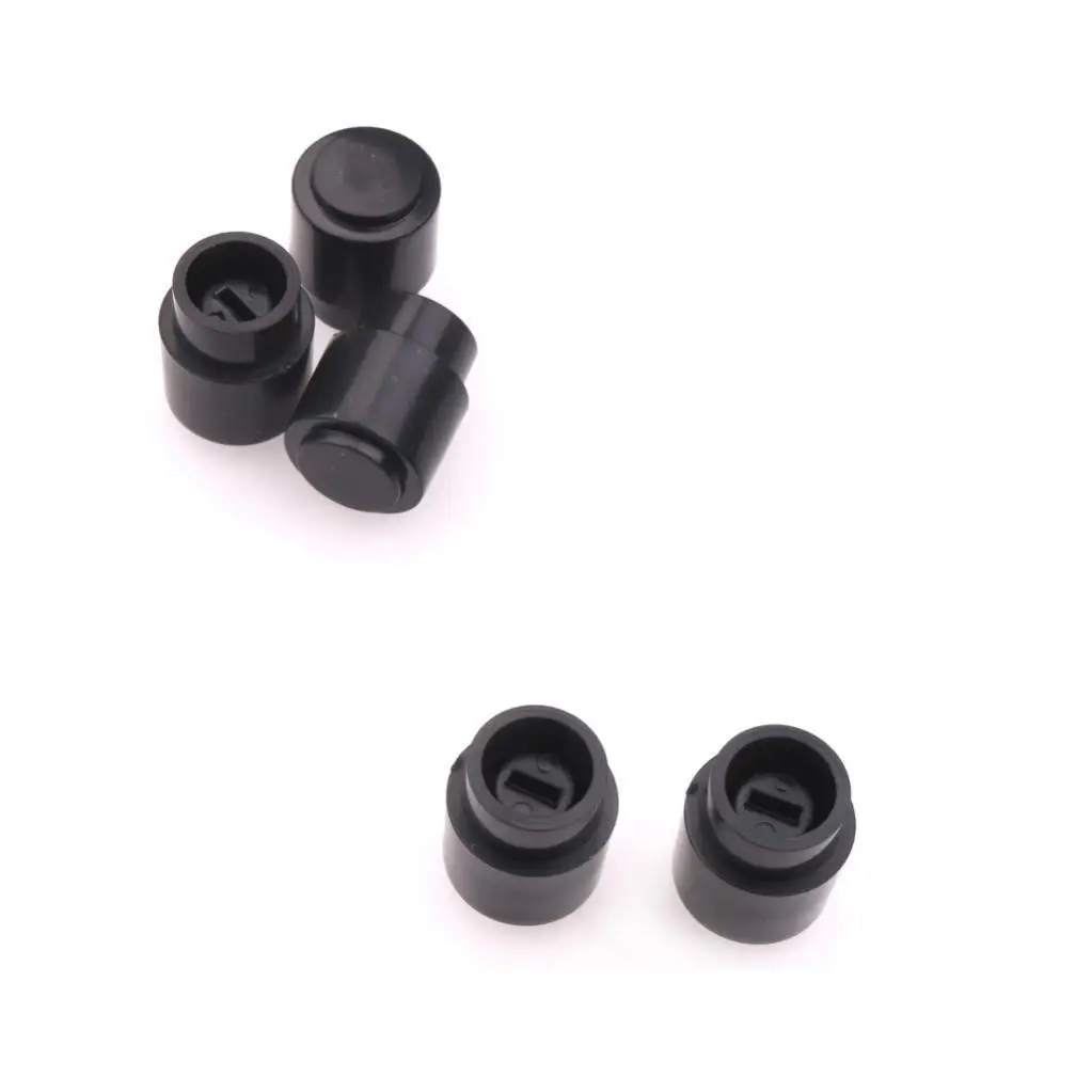 5pcs/set Black Plastic Switch Caps for Three Way / Five Way / Guitar