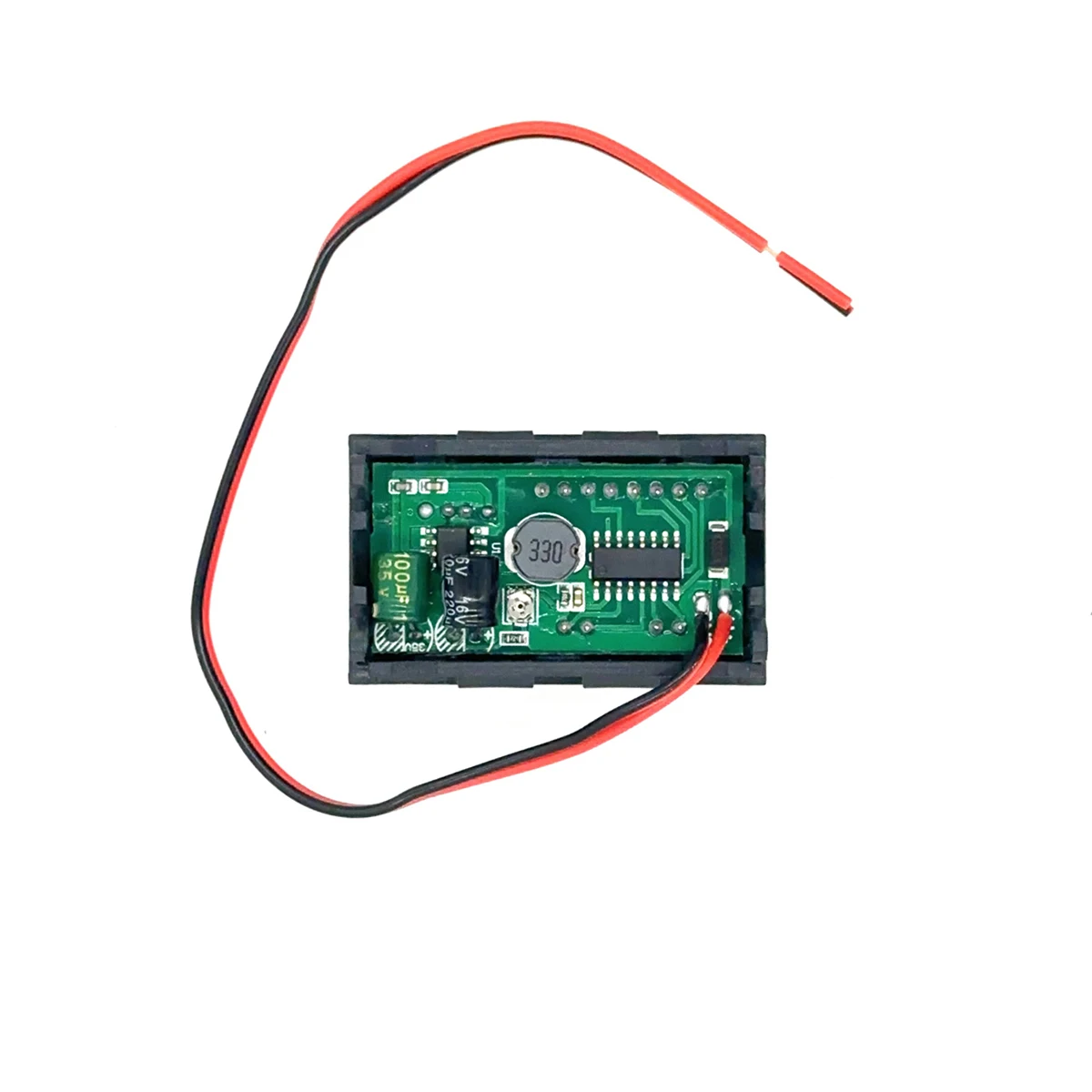 Mini Red LED Blue LED Digital Display Voltmeter Voltmeter Voltage Tester Panel for DC12V Car Motorcycle Vehicle USB 5V 2A Output