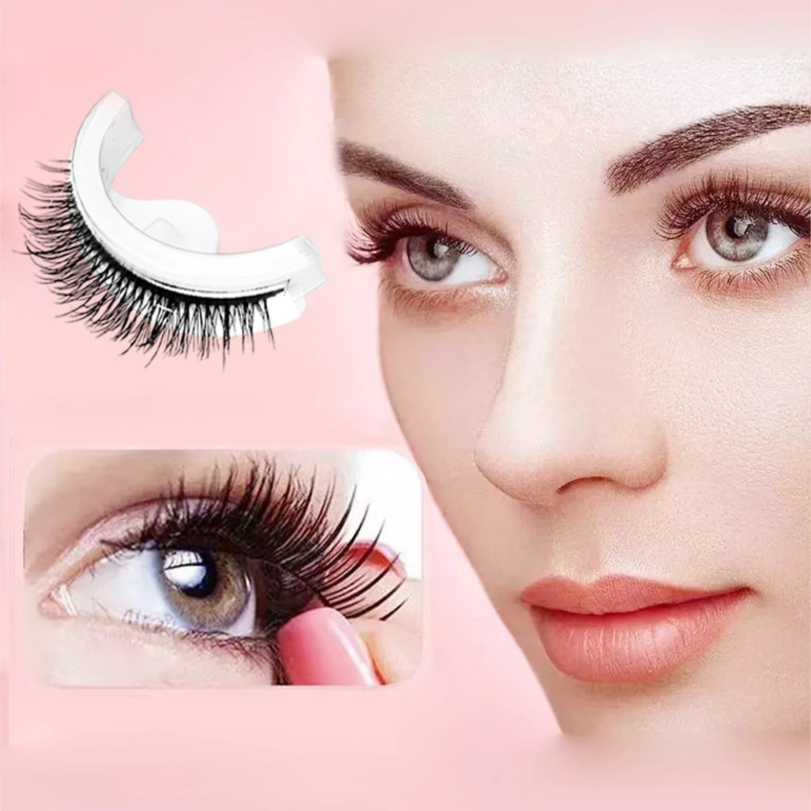 น้ําผึ้งขนตาติดขนตากาวติดขนตาฟรีขนตานํามาใช้ใหม่เต็มแถบต่อขนตา