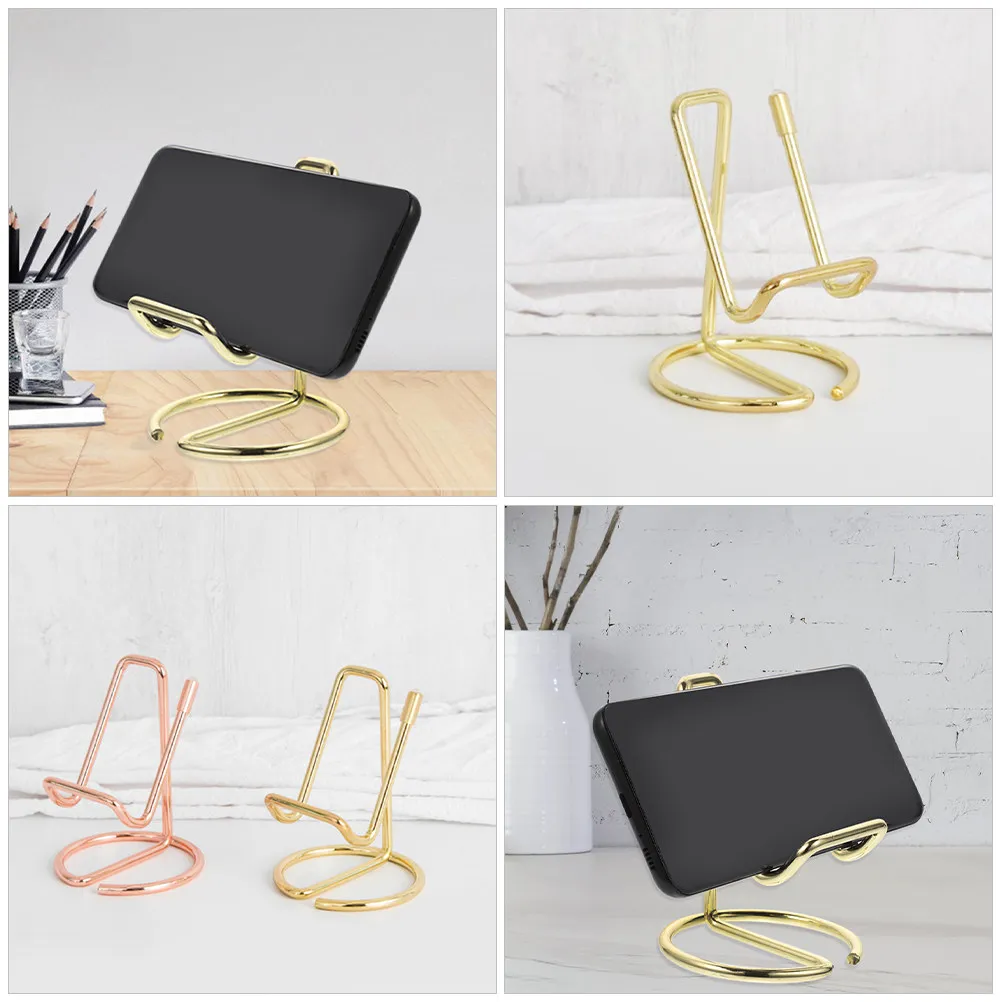 Anti Fade Iron Business Card Holder Desk Stand Mobile Phone Tablet Photo Frame Notepad Desktop Organizer Multi Use Card Holder