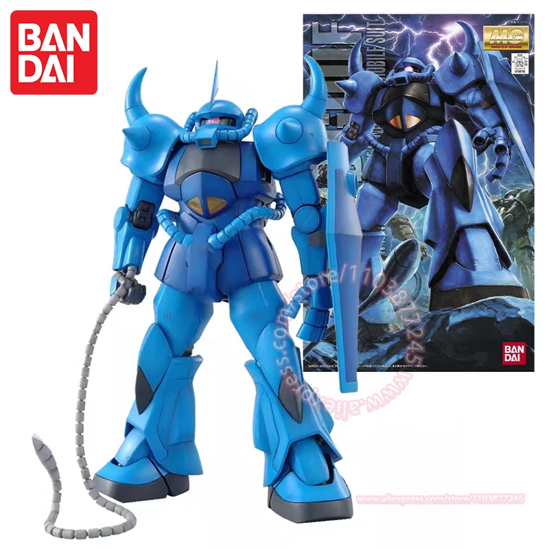 BANDAI MG 1/100 MS-07B Gouf Ver.2.0 Mobile Suit Action Figure Joints Movable Assembly Toy Collection Ornaments Peripheral Model