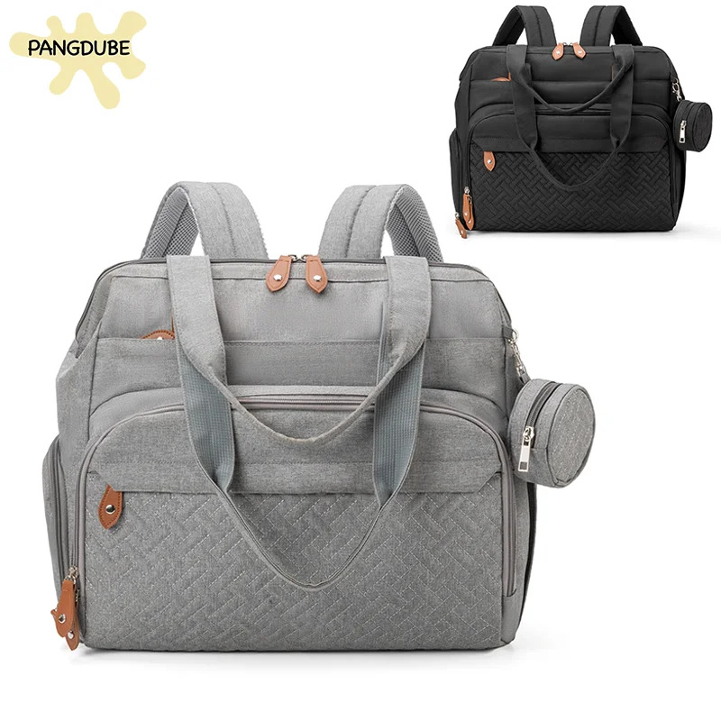 PANGDUBE Large Size Mom Dad Backpack Baby Diaper Bags Nappy Bag for Baby Things Maternity Backpack Mommy Outting Handbags