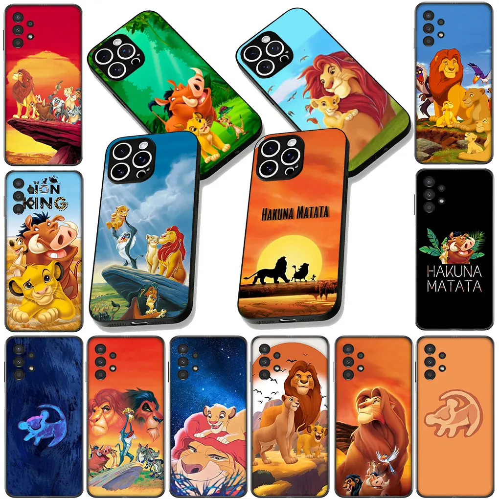 Чехол для телефона с рисунком Короля Льва для Apple iPhone 17 Air 16 14 15 Pro Max Plus 15+ 16E XR ProMax, мягкий корпус