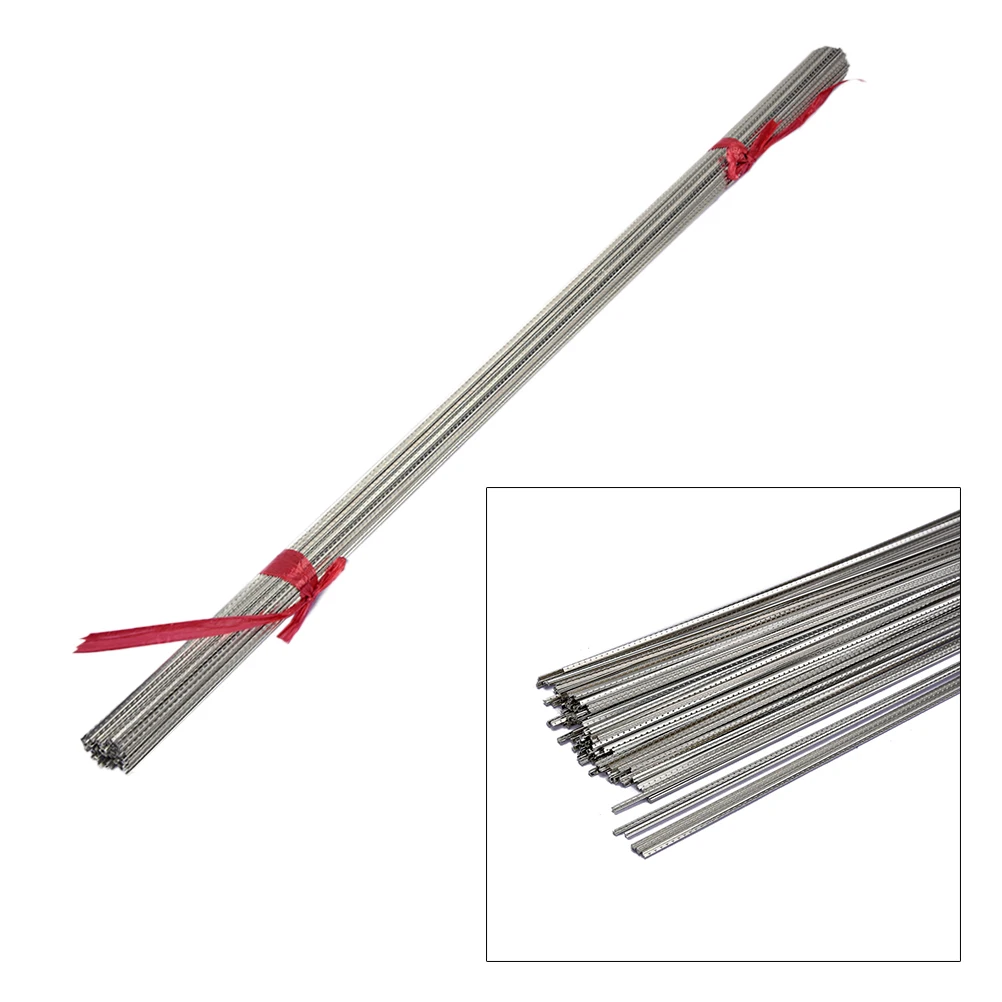 20 قطعة سلك كوبرونيكل فريت 2.4 مللي متر عرض 60 سنتيمتر طول للجيتار الصوتي الكهربائي St إصلاح أجزاء أدوات سبيكة