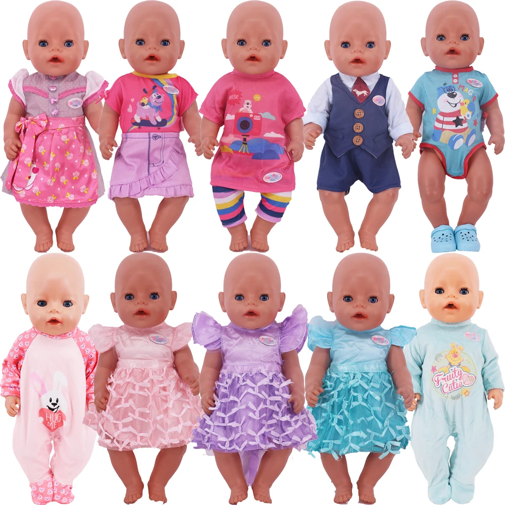 High Quality And Cheap Doll Clothes For Born Baby Doll Accessories,18 Inch American Doll Girl‘s Toys,Our Generation,Christmas