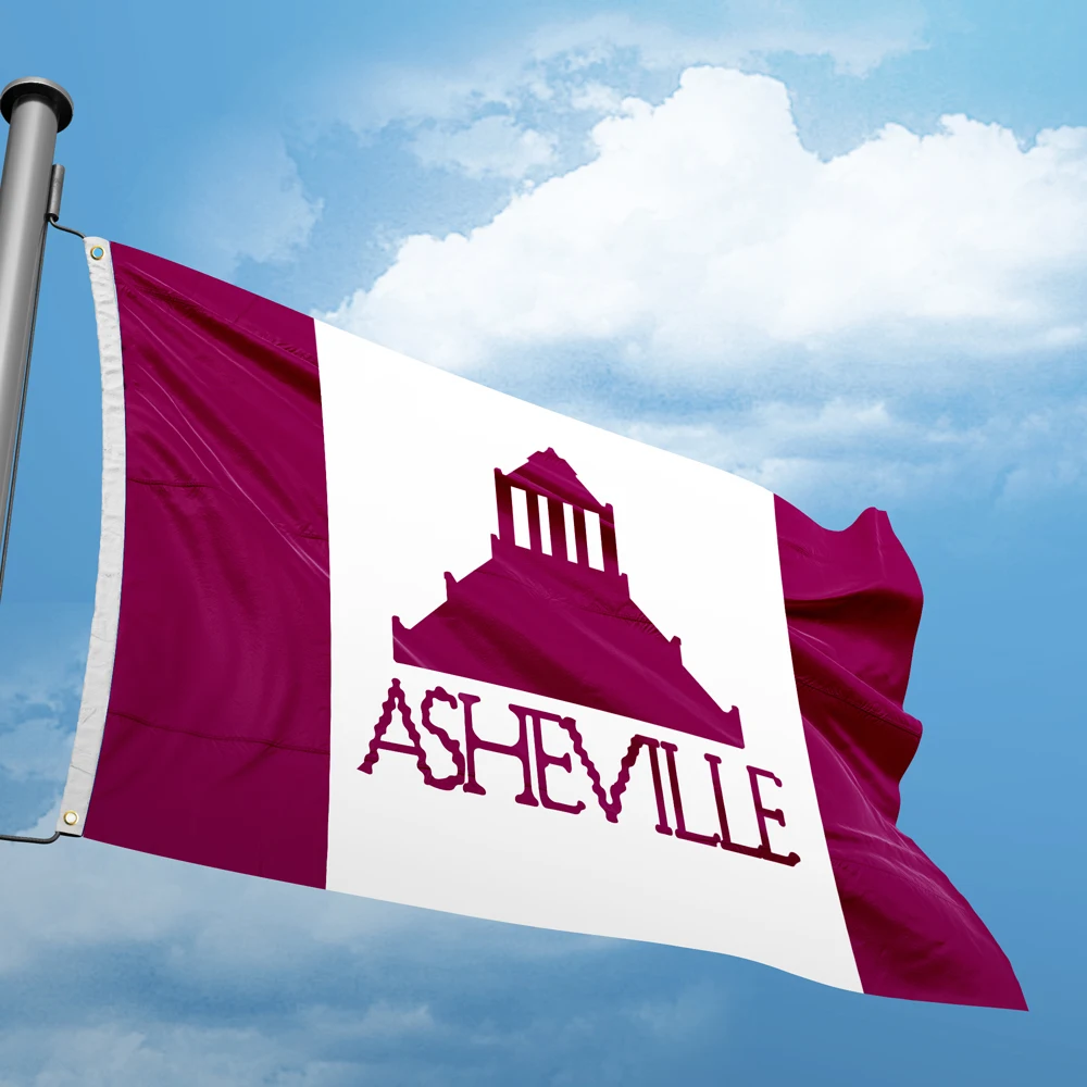 North Carolina Asheville  Flag 3* 5FT 90*150CM USA States City Flags  America Custom Logo Indoor Outdoor Decor Banners Polyester